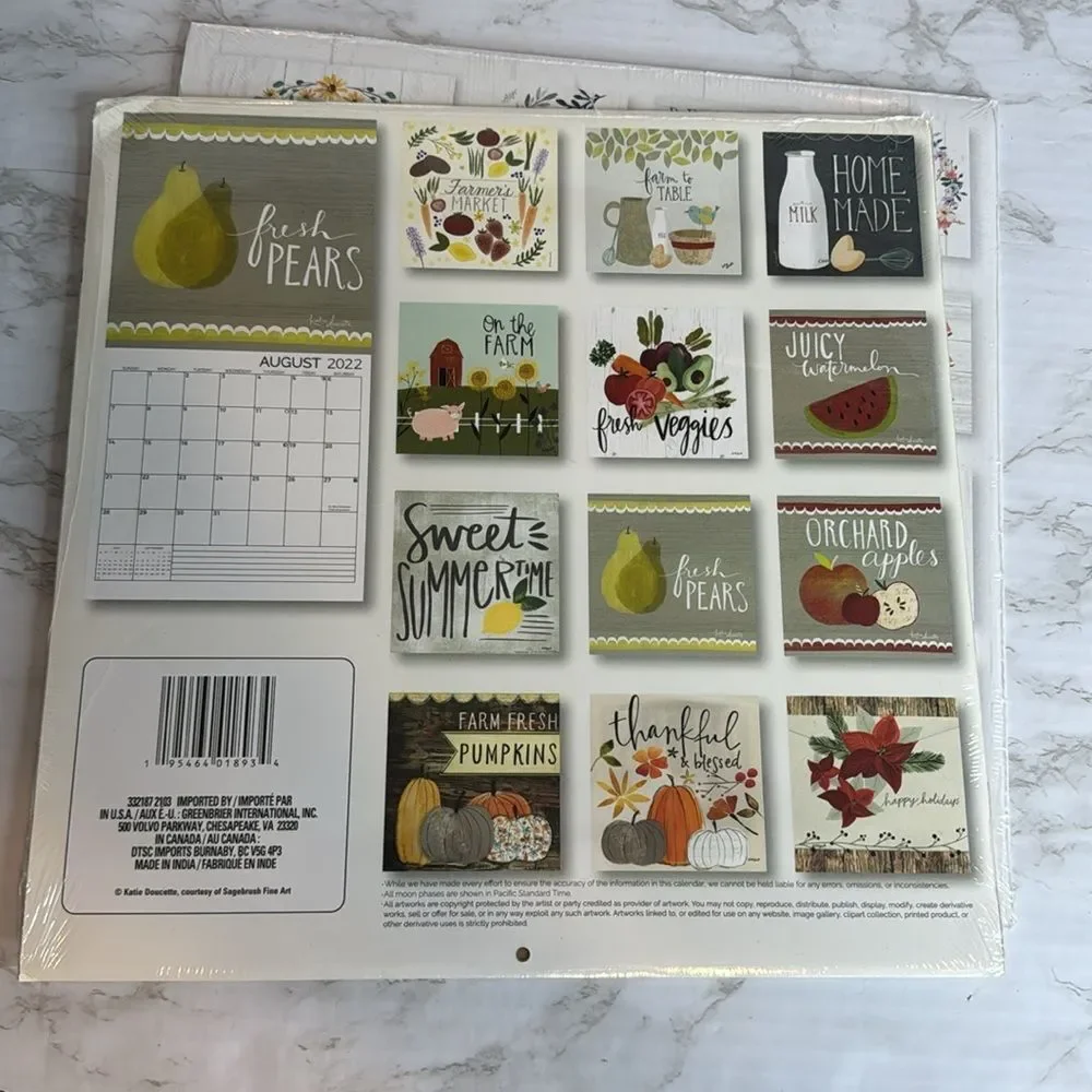 Farm life 2024 calendar bundle for crafting